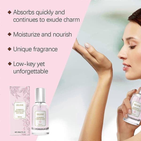 Kirsebærblomst Kropps- og Hårparfymespray, Elegant Frisk Duft, 30ml