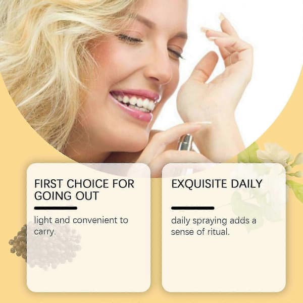 Jasmine Fresh Parfume til Kvinder, Delikat Charmerende Duft, Bærbar 30ml til Daglig Brug