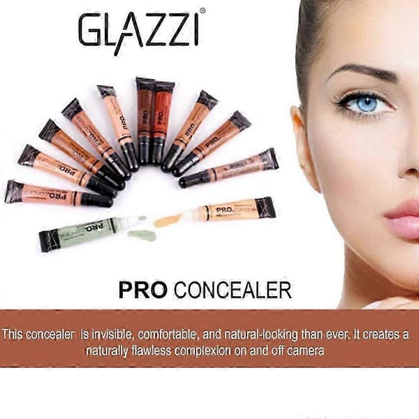 Glazzi Pro Concealer Ögonmakeup Täckning Hd - 9 Nyanser