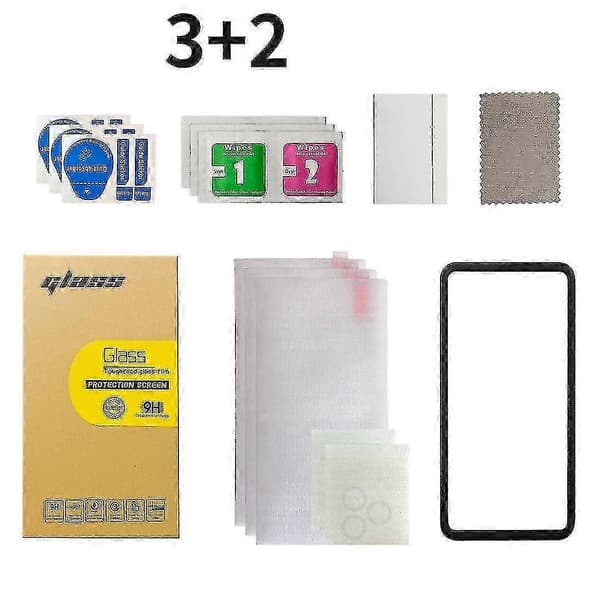 Kompatibel skjermbeskytter i glass for iPhone 13, iPhone 13 Pro, iPhone 13 Pro Max, iPhone 13 mini 3 membraner 25-26