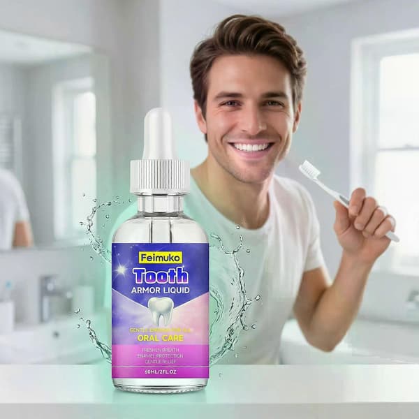 Tooth Armor Liquid, Mint Frisk Pust Munnpleieserum (60ml) A