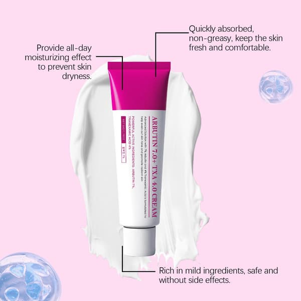 Arbutin 7% + Tranexamic Acid 4% krem 50g (3 stk)