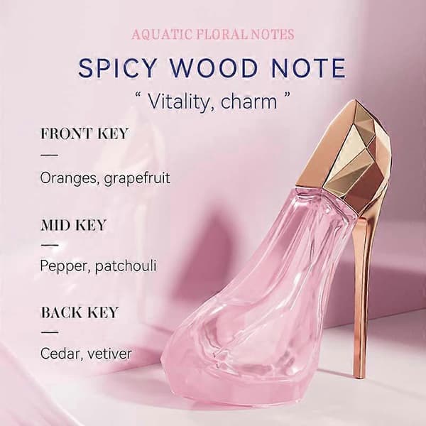 High Heel Damparfym 30ml, Träig Kryddig Myskig Nischdoft, Presentförpackning