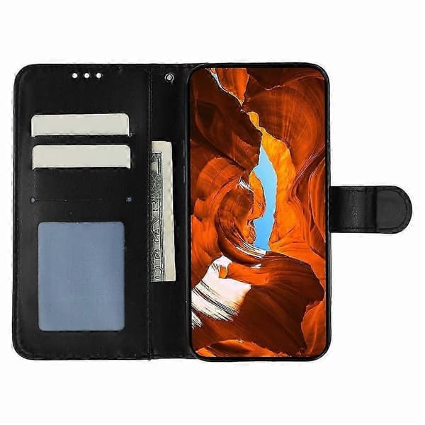 Kompatibel til iPhone 17 Air Case PU Læder Flip Pung Telefoncover Med Rem