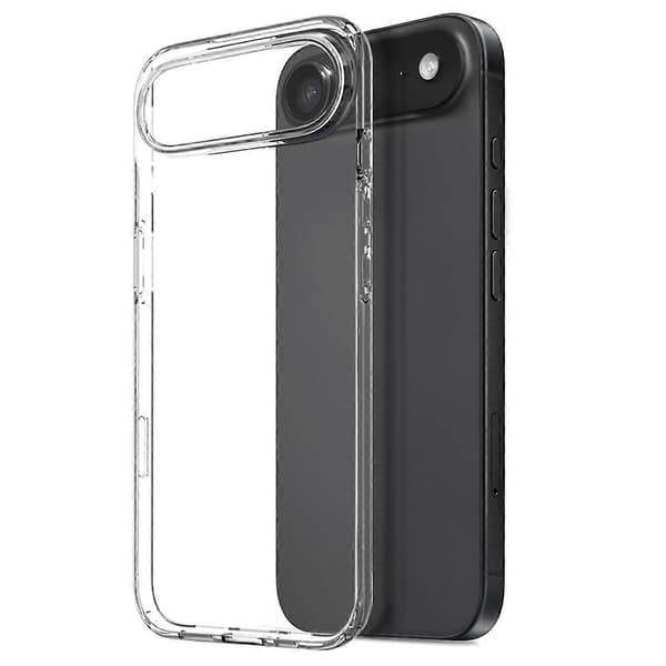 NORTHJO For iPhone 17 Air Case Soft TPU Clear Phone Cover With Tempered Glass Screen Protector