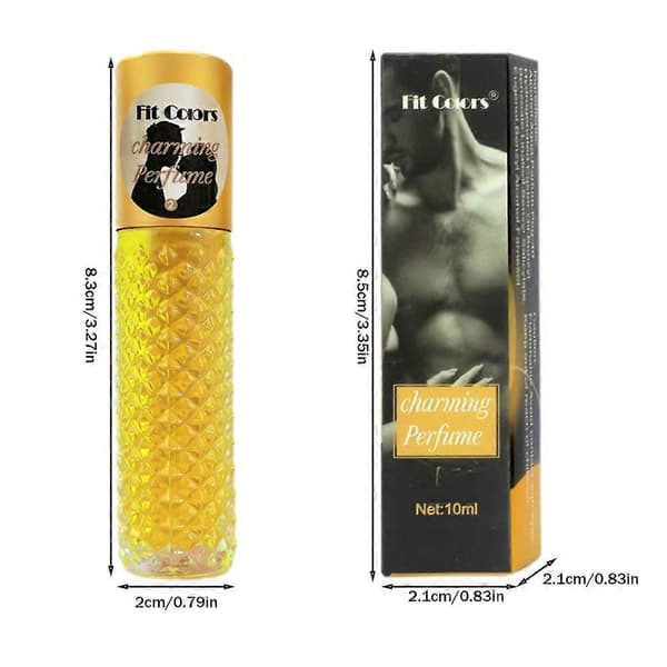 Rollerball Parfymset 10ml, Dubbla Dofter, Bärbar Doft för Honom och Henne