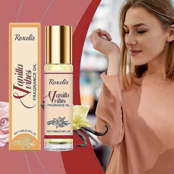 Langvarig Vanilje Roll-on Parfume, Frisk Elegant Hudvenlig Duft, Nem Anvendelse