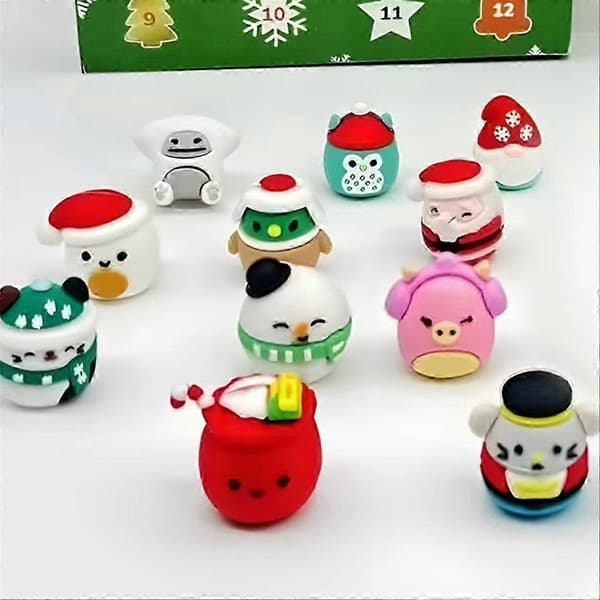 24 dagers julekalender med minifigurer, leker til julekalender, strømpefyll