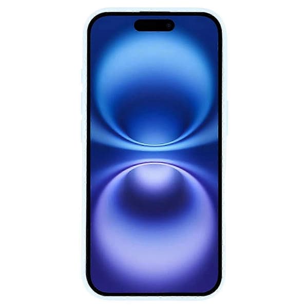 Til iPhone 16 Pro Max Cover IMD Glitter TPU Telefoncover Stort Kamerahul - Antikhvid