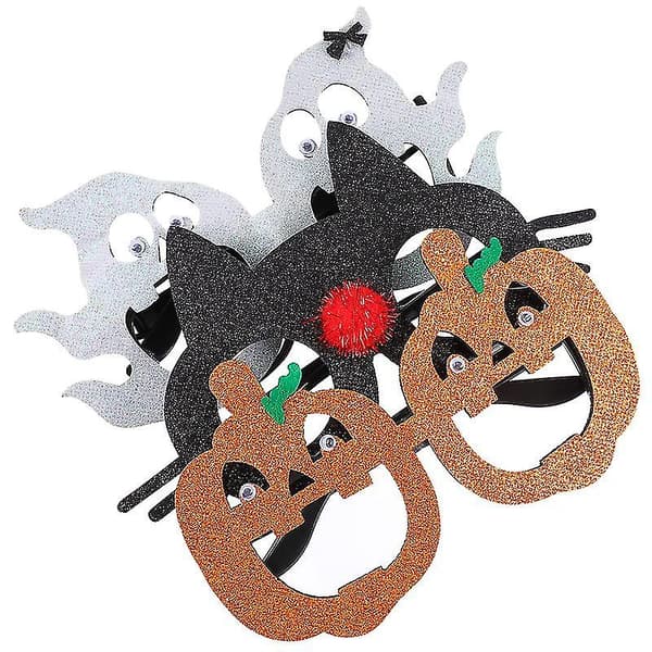 3 stk Halloween-briller til Halloween-dekorasjoner