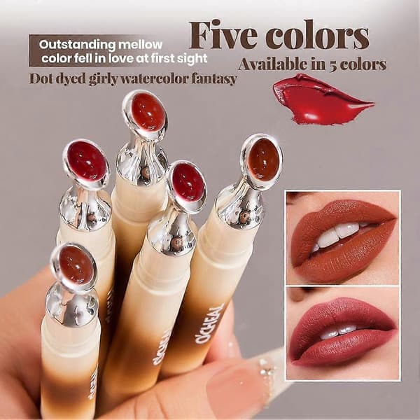 Air Lip Cream, Matt Leppeleire Langvarig Non-stick Kopp Leppeleire