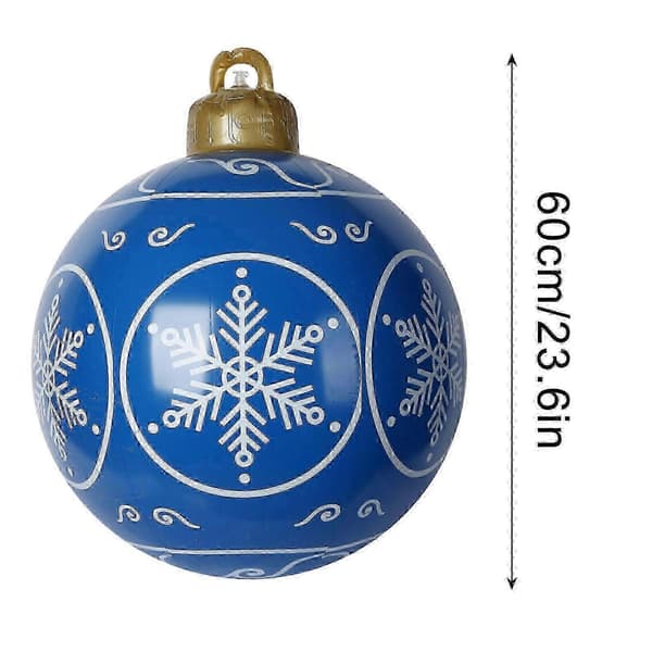 Nightmare Before Christmas 60 cm utendørs oppblåsbar julepynt, oppblåsbart juletre-dekorasjon