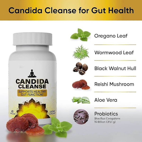 Candida-rensende kapsler (2 stk)