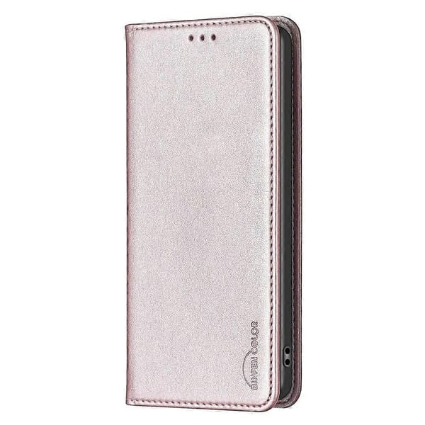 Magnetisk lædertelefoncover til iPhone 17 Pro Max (Guld)