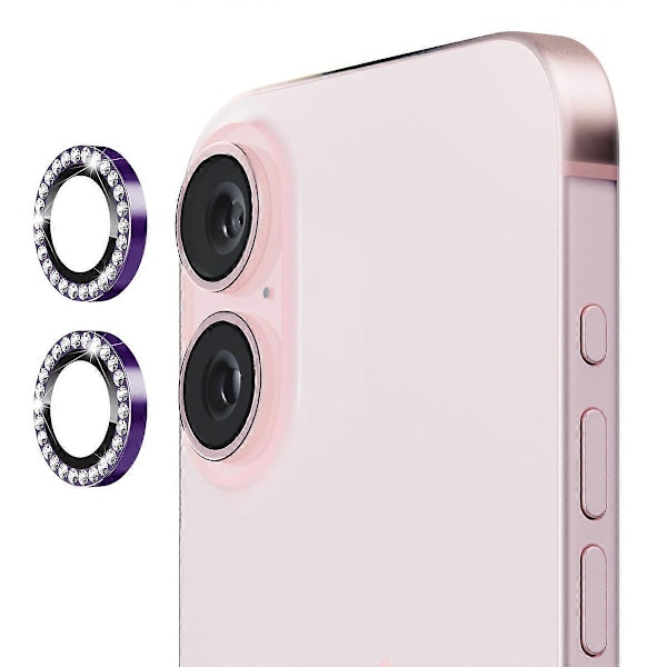 Kameraskydd för iPhone 16 (Stil L)