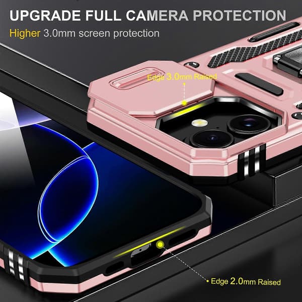Armor PC + TPU Kameraskydd Telefonfodral (För iPhone 17)