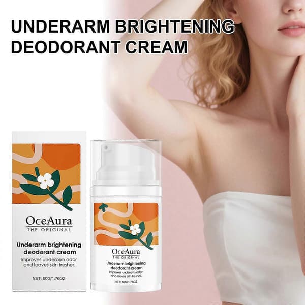 OceAura Den Originale Underarmslysnende Deodorantcreme 50g fiuling