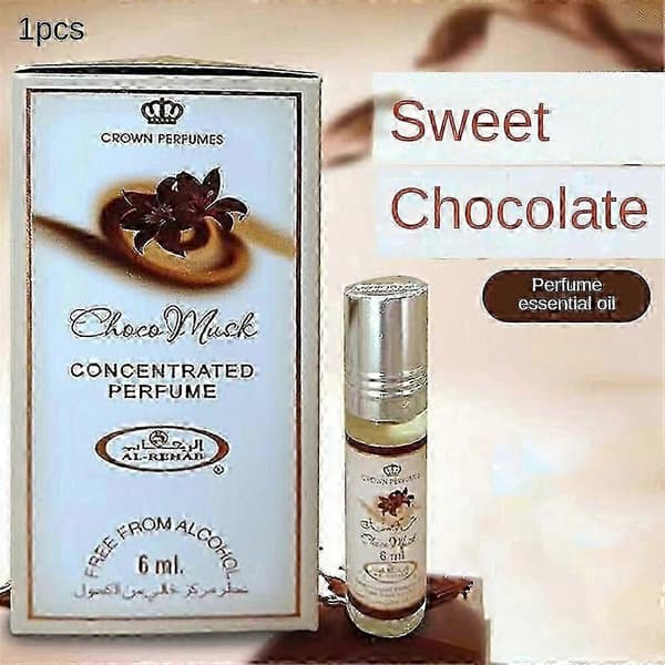 Choco Musk Roll On Parfymolja 6ml, Söt Chokladdoft Doftolja för Män & Kvinnor
