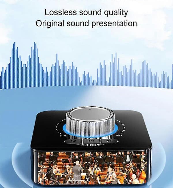 Digital LED Bluetooth 5.0 Mottaker Sender HiFi Stereo AUX RCA Lydadapter