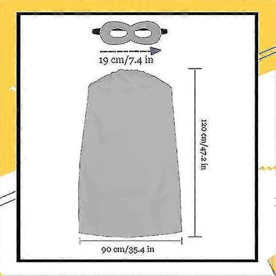 Voksen Superheltekapper og Masker - Halloweenkostumer Voksen Kappe Superheltefestkapper
