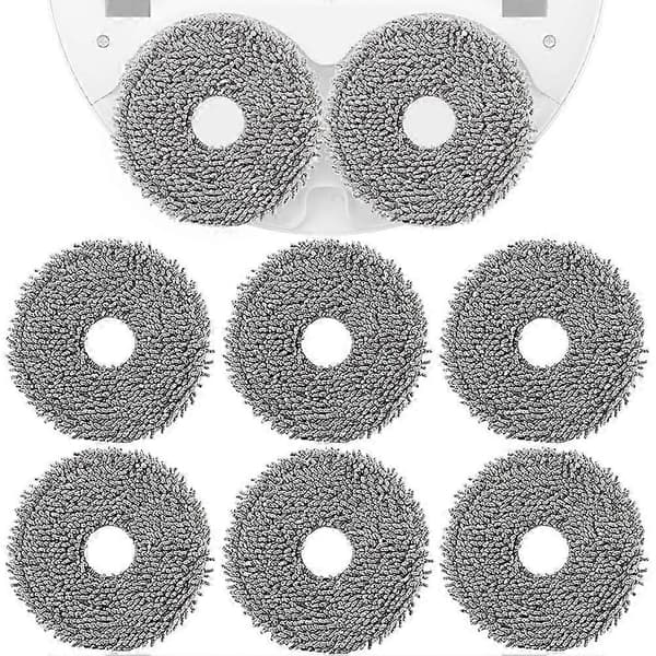 8 stk. moppepuder til Roborock Qrevo MaxV/Master/Plus/Slim/Pro støvsugerdele mikrofiber moppeklud