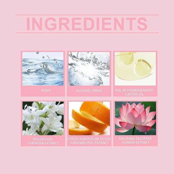 Tuberose Charm Parfyme 50ml, Frisk Langvarig Naturlig Duft