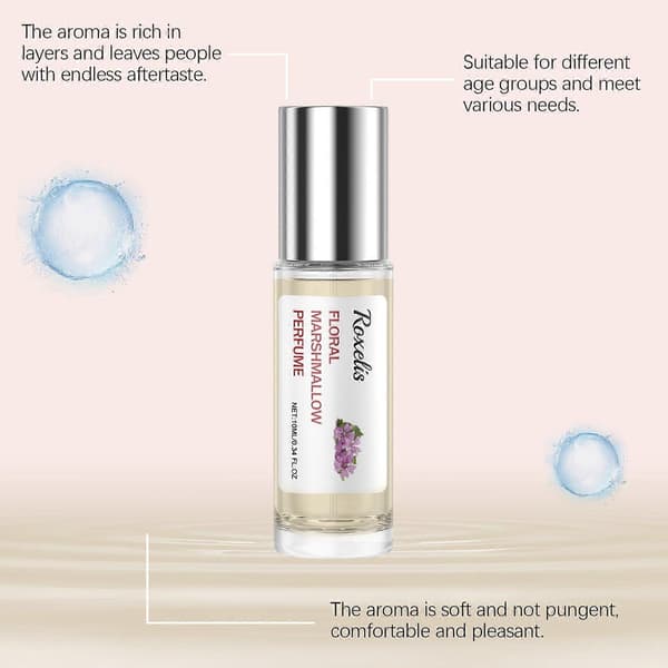 Mallow Flower Reise Parfymespray, Langvarig Frisk Elegant Duft, Bærbart Design