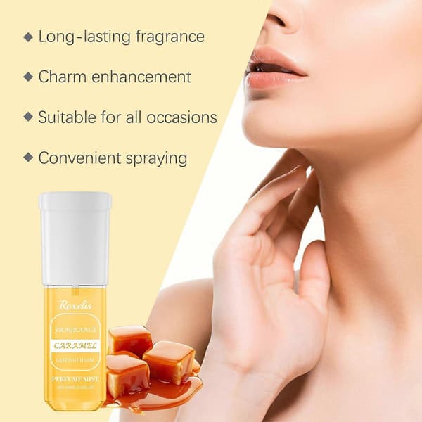 Karamellparfymspray, långvarig söt elegant doft för alla tillfällen, 100 ml
