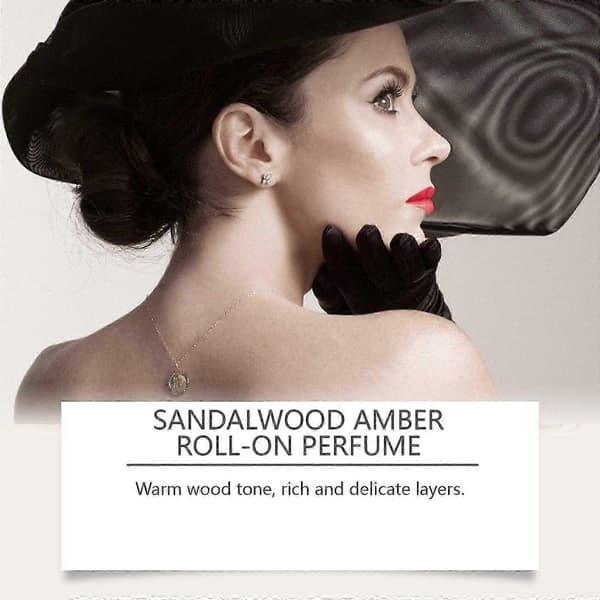 Sandeltræ Rav Parfume, Luksuriøs Langvarig Duft, 10ml