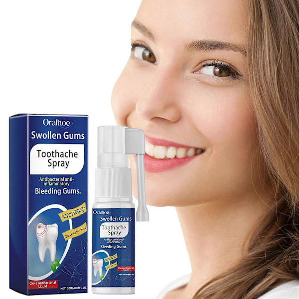 Tandvårdsspray vårdar tänder tandvärk munvård 20ml A