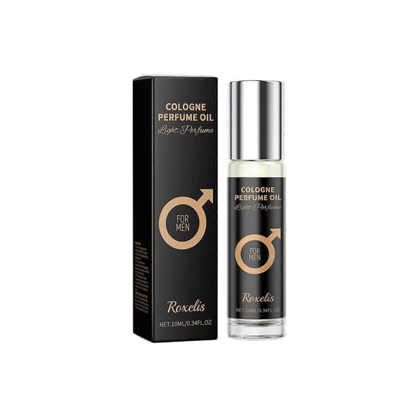 Gu Long Roll-On Parfume til Mænd, langvarig frisk naturlig charmerende duft til daglig brug