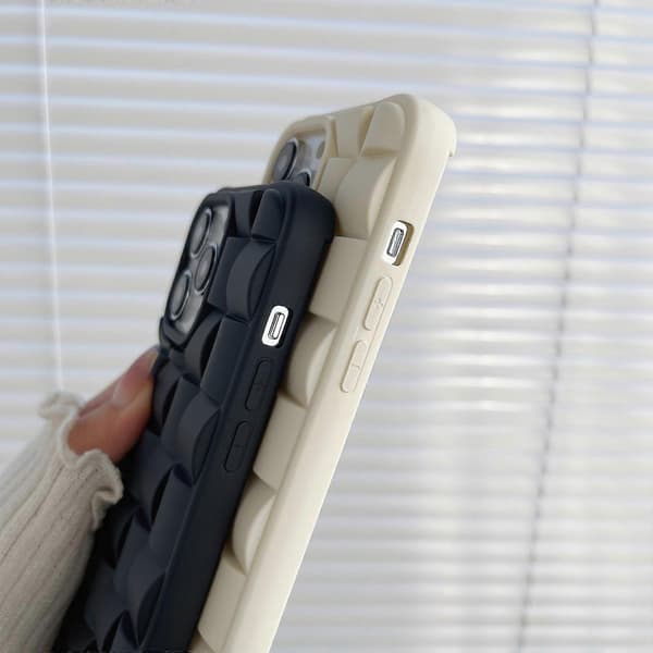 Vævet tekstur hudfølelse telefoncover til iPhone 11