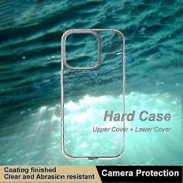 Premium IMAK Crystal Case II Pro Telefondeksel: Klart, Hardt PC, Anti-ripe, for iPhone 16 Pro