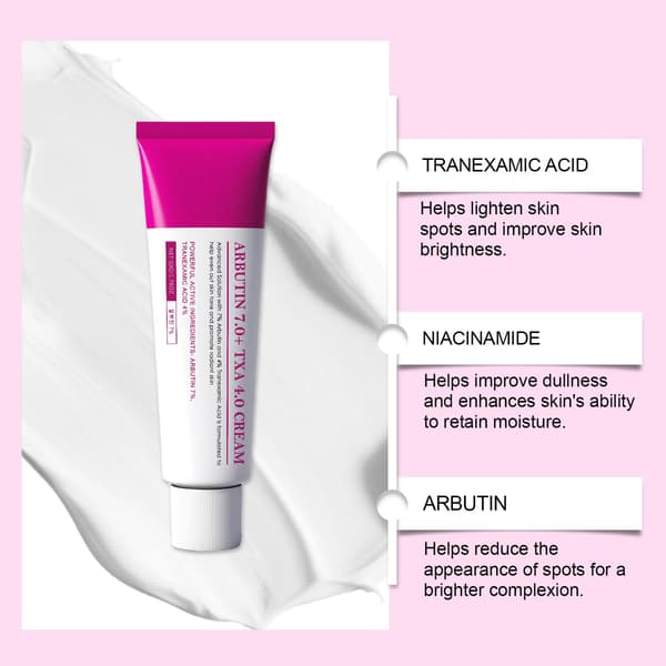 Arbutin 7% + Tranexamic Acid 4% krem 50g (3 stk)