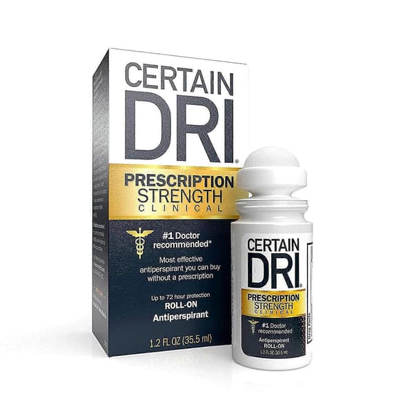 Certain Dri Antiperspirant, Roll-on, Receptstyrka, 1,2 Oz