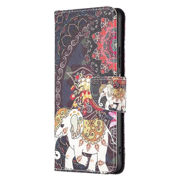 Xiaomi Redmi Note 11 kansainvälisen version värillinen piirustusnahkainen puhelinkotelo