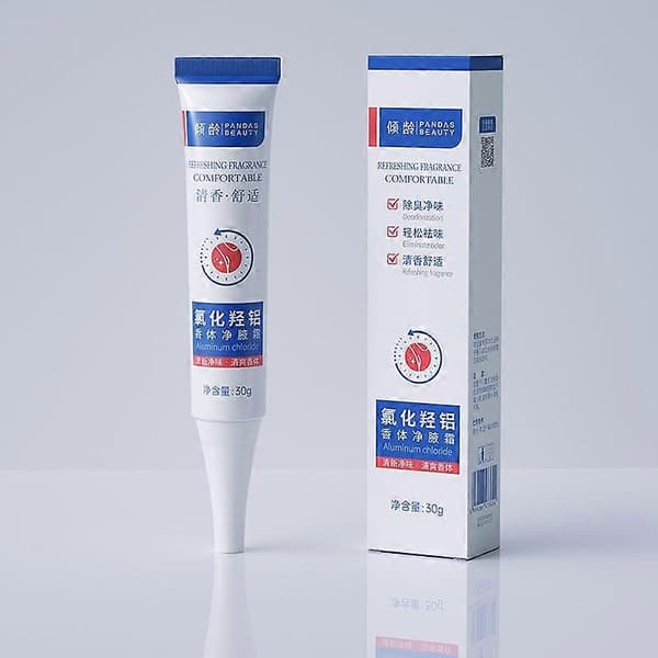 Qingling aluminiumklorhydrat kroppsdeodorantkräm 30g armhålsdeodorant