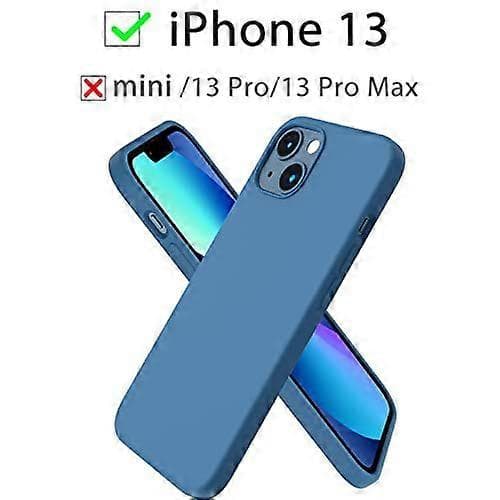 Kompatibel med iPhone 13 Cover 6.1, med MagSafe-Lyseblå