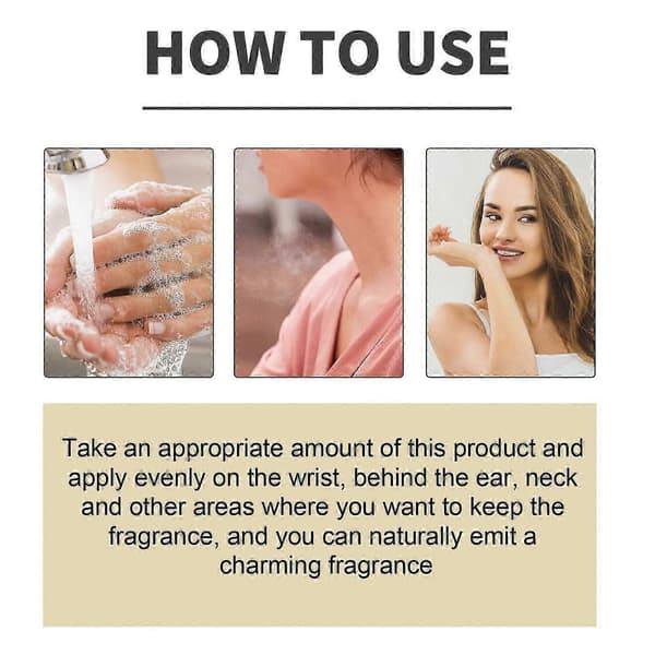 Glamour Parfume, Langvarig Frisk Duft til Par, Bærbar 50 ml Romantisk Duft