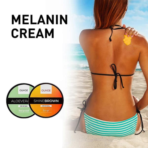 3-delad 50g Solfri Brun-utan-sol Kosmetisk Kräm