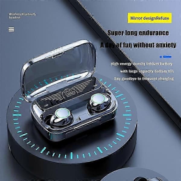 BQ10 Bluetooth-hovedtelefoner TWS In-Ear Smart Digital Display Headset Trådløs Bluetooth 5.3 Touch Hea