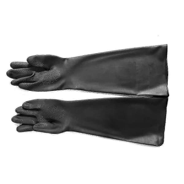 Blästring Gummihandskar För Sandblästring Sandbläster Sandblästerskåp Sandblästringshandskar Sandblästerdelar 60cm