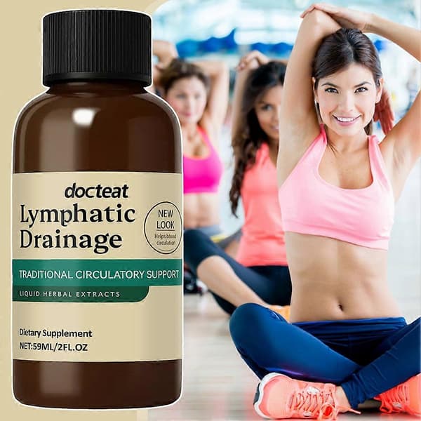 Anti-Cellulit Lymfatisk Dränage Droppar för Män Kvinnor Kroppsvård (3st)