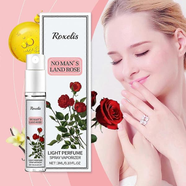 No Man's Land Rose Parfymespray, Langvarig Blomsteraktig Søt Duft, 3ml