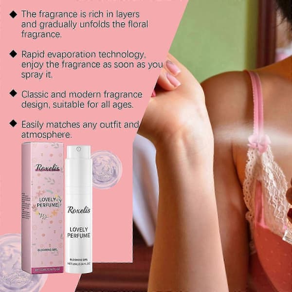 Raspberry Spin Parfymspray, Damhandleds- och Nackdoft, Naturlig Fräsch Långvarig Lätt Nischdoft