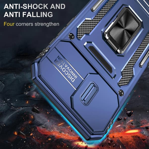 Armor PC + TPU Kameraskydd Telefonfodral (För iPhone 16 Plus)