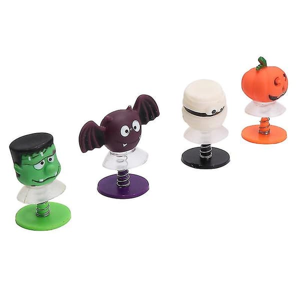 4 stk Halloween-leker til Halloween-dekorasjoner