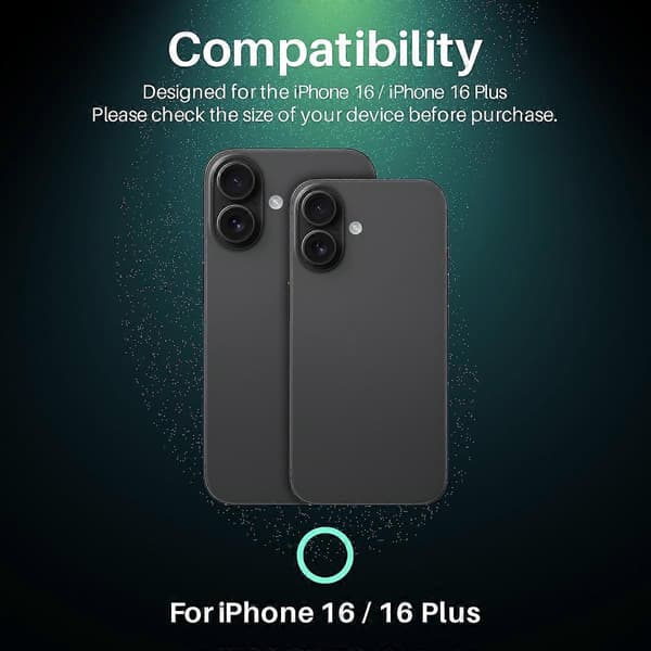 For iPhone 16 kameralinsebeskyttere