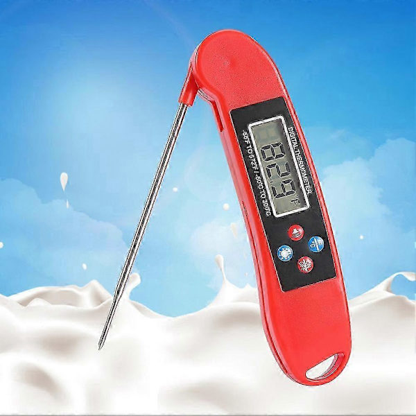 Digital kökstermometer med sond för matlagning, BBQ, kött, biff, kalkon, vin