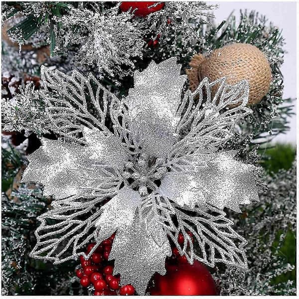 Julepynt Juleblomster til dekorering av juletre, julekranser, gaveesker